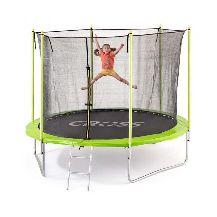Trampolína 305 cm se sítí a žebříkem Cross