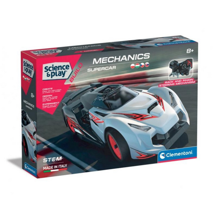 Clementoni Mechanická laboratoř – Závodní auto Supercar
