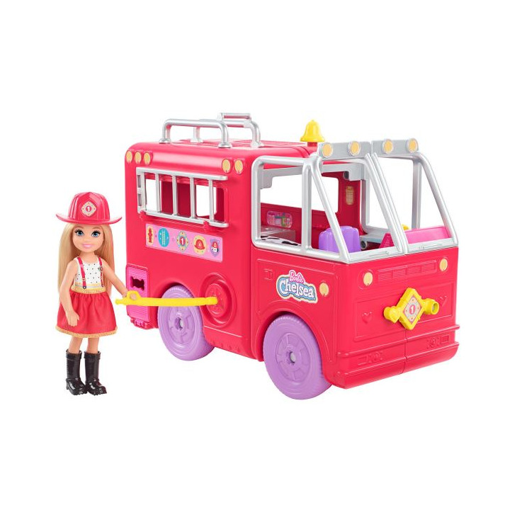 Barbie Chelsea hasičské auto