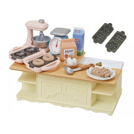 Sylvanian Families - Nábytek - kuchyňský ostrov s příslušenstvím
