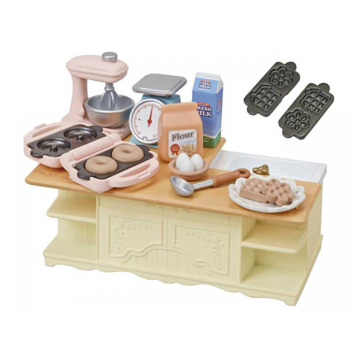 Sylvanian Families - Nábytek - kuchyňský ostrov s příslušenstvím
