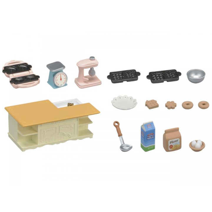 Sylvanian Families - Nábytek - kuchyňský ostrov s příslušenstvím