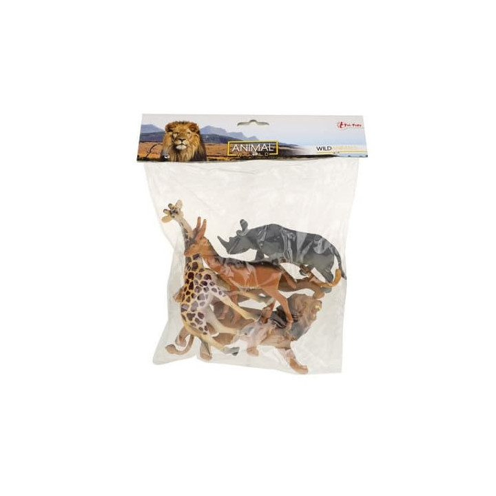 Zvířata safari plast 11-15cm 5ks
