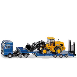 SIKU Super 1790 Tahač MAN s kolovým nakladačem JCB