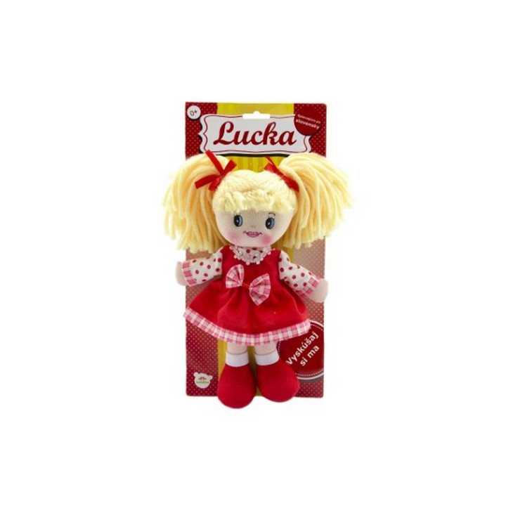 Bábika Lucka hadrová plyš 30 cm SK