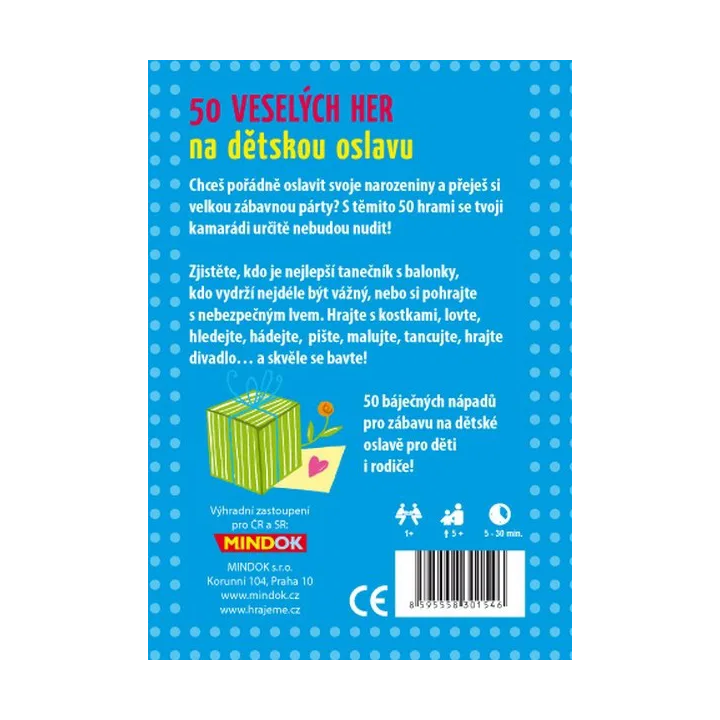 Mindok 50 veselých her na dětskou oslavu