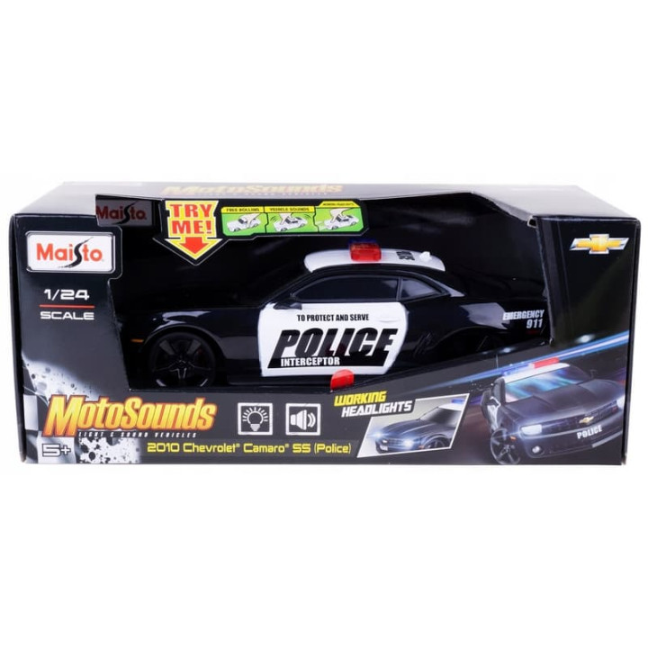 Maisto - Chevrolet Camaro SS 2010 se světly a zvuky, 1:24