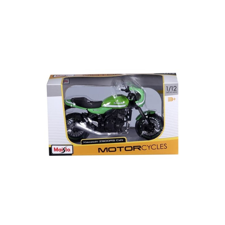 Maisto - Motocykl, Kawasaki Z900RS Café, limetkově zelená, 1:12