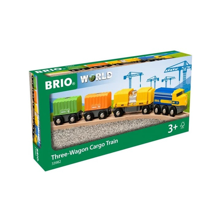 Brio: Nákladní vlak se 3 vagóny
