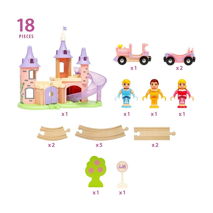 Brio 33312 Disney Princess Zámecká vlaková sada