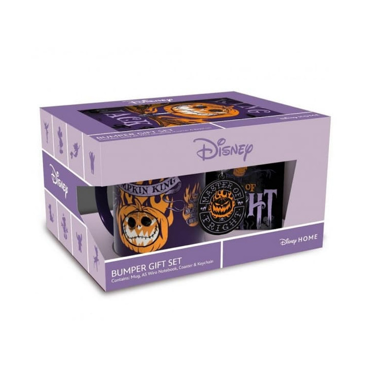 Dárkový set Nightmare Before Christmas (blok, hrnek, podtácek, klíčenka)