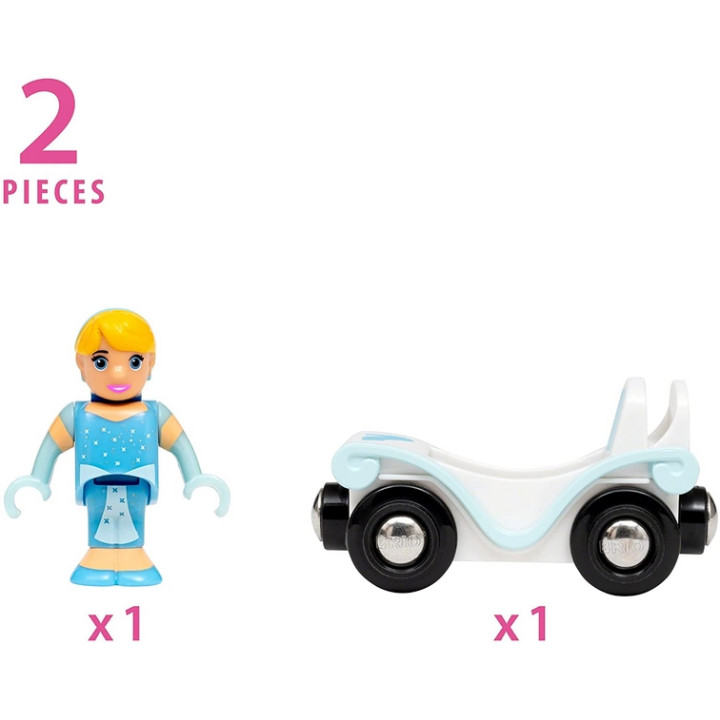 Brio 33322 Disney Princess Popelka a vagónek