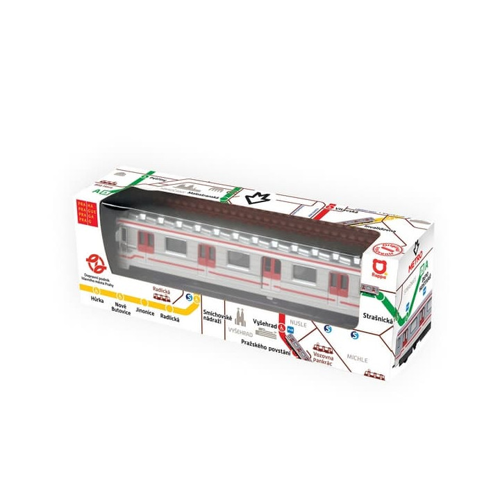 Metro Praha kovové 16 cm