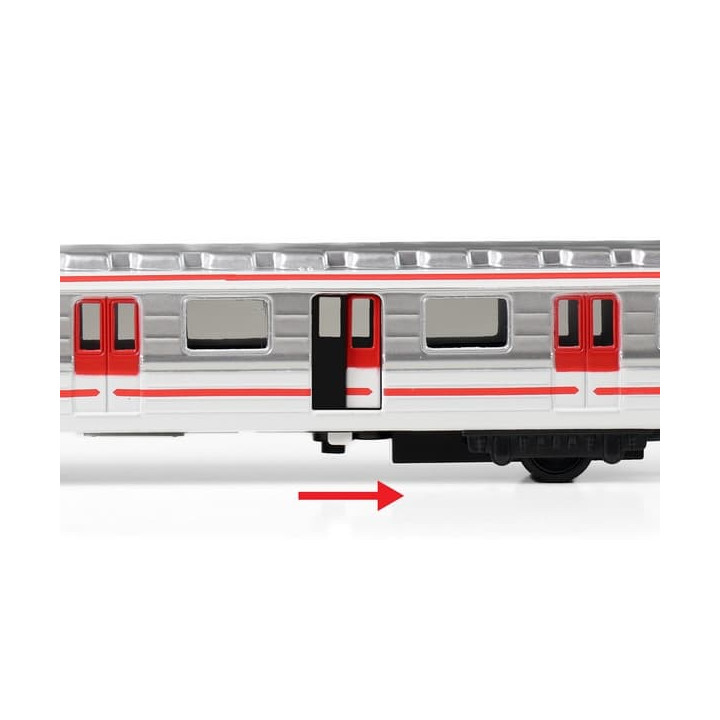 Metro Praha kovové 16 cm
