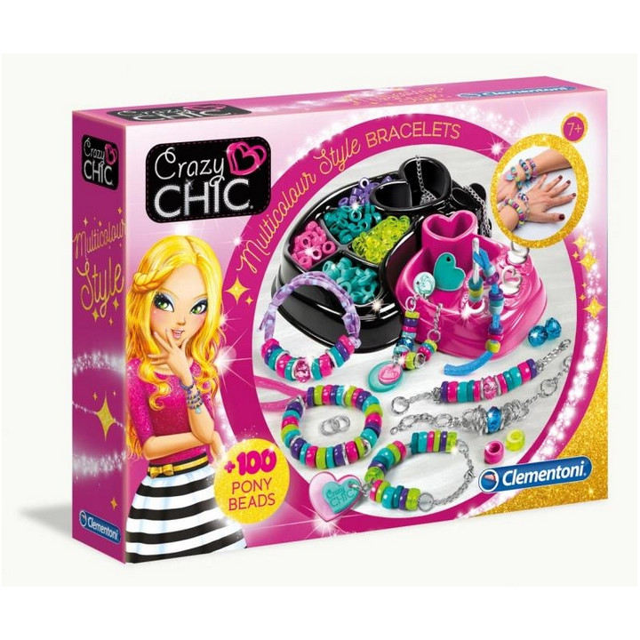 Clementoni Crazy CHIC - Kreativní set - barevné náramky