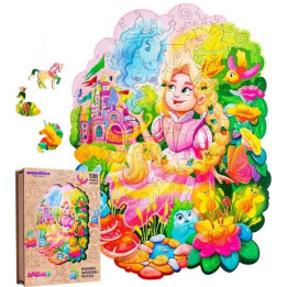 DŘEVĚNÉ BAREVNÉ PUZZLE - Amelia Princess of Magic