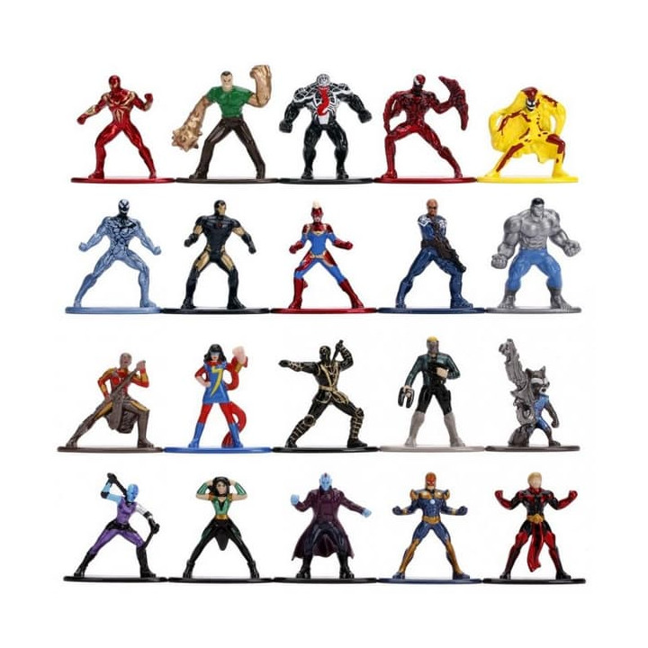 Marvel Kovové sběratelské nanofigurky 20 ks