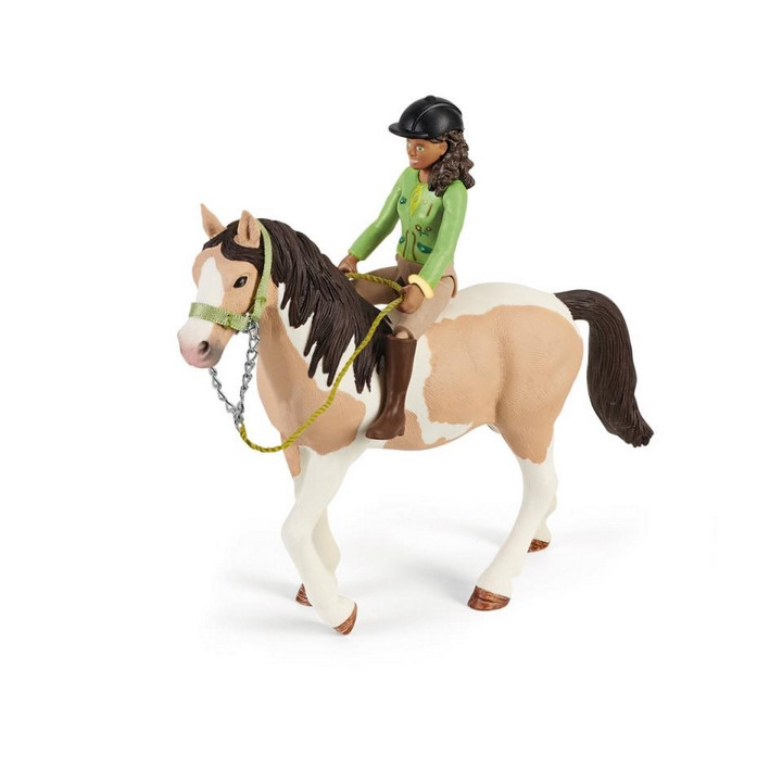 Schleich 42533 Sarah s koníkem a zvířátky kempují