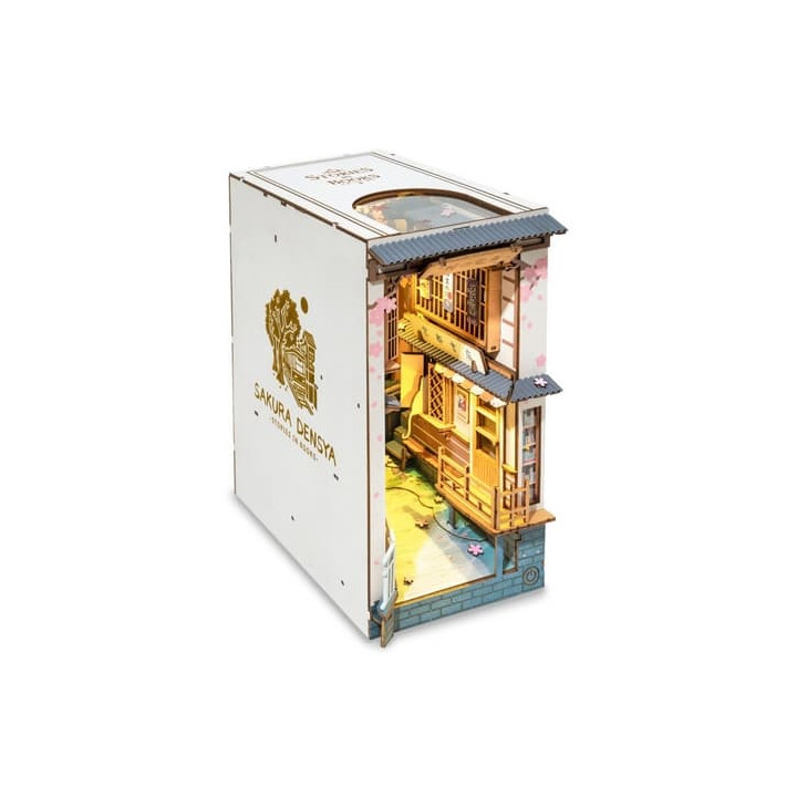 RoboTime Zarážka na knihy miniatura domečku Sakurová ulička