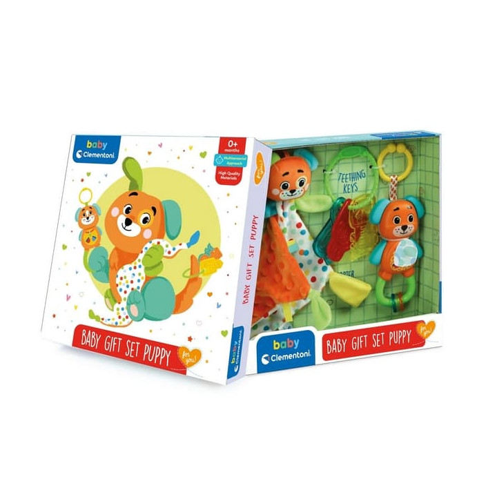 Clemmy baby - Sada můj první plyšák - Štěňátko v dárkové kazetě