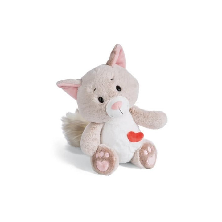NICI plyš Love Kočička huňatá 25cm, sedící