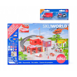 SIKU World Požární stanice s hasičským autem