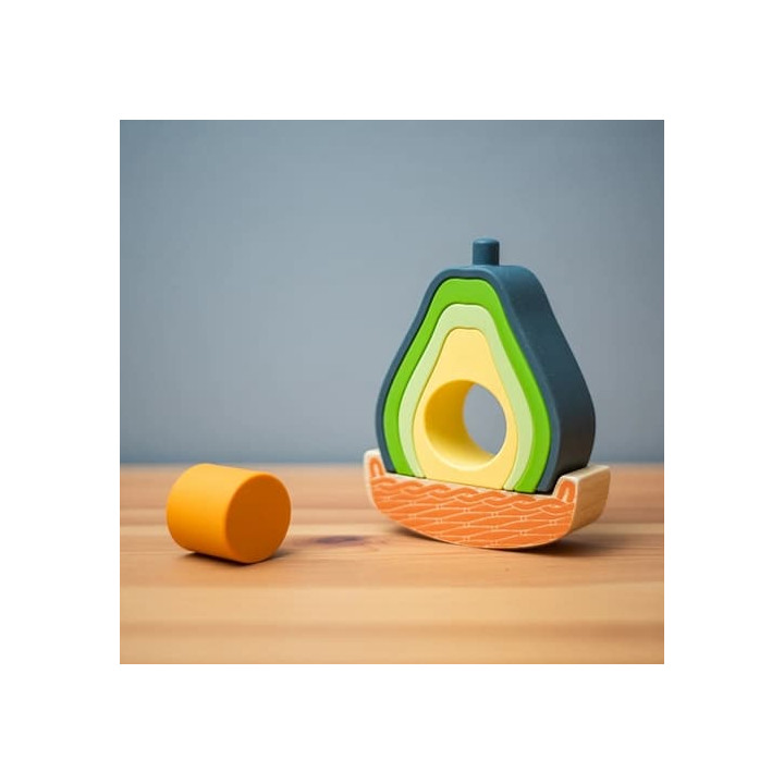 Bigjigs Toys Balanční hra Avokádo