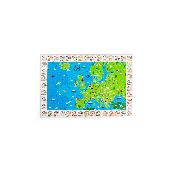 Bigjigs Toys Puzzle Evropské památky