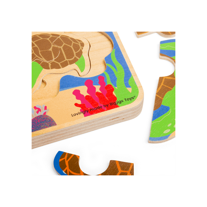 Bigjigs Toys Puzzle Životní cyklus želvy