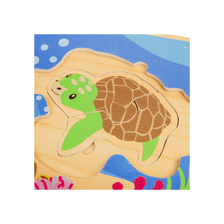 Bigjigs Toys Puzzle Životní cyklus želvy