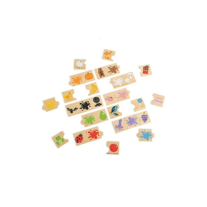 Bigjigs Toys Didaktické puzzle Barvy