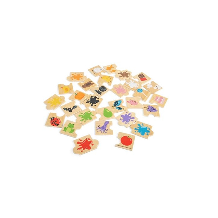 Bigjigs Toys Didaktické puzzle Barvy