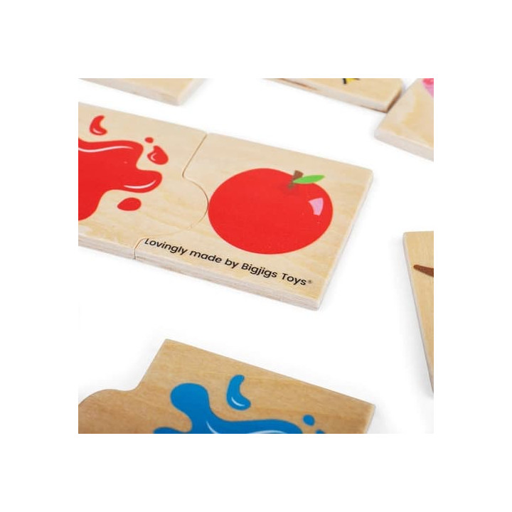 Bigjigs Toys Didaktické puzzle Barvy