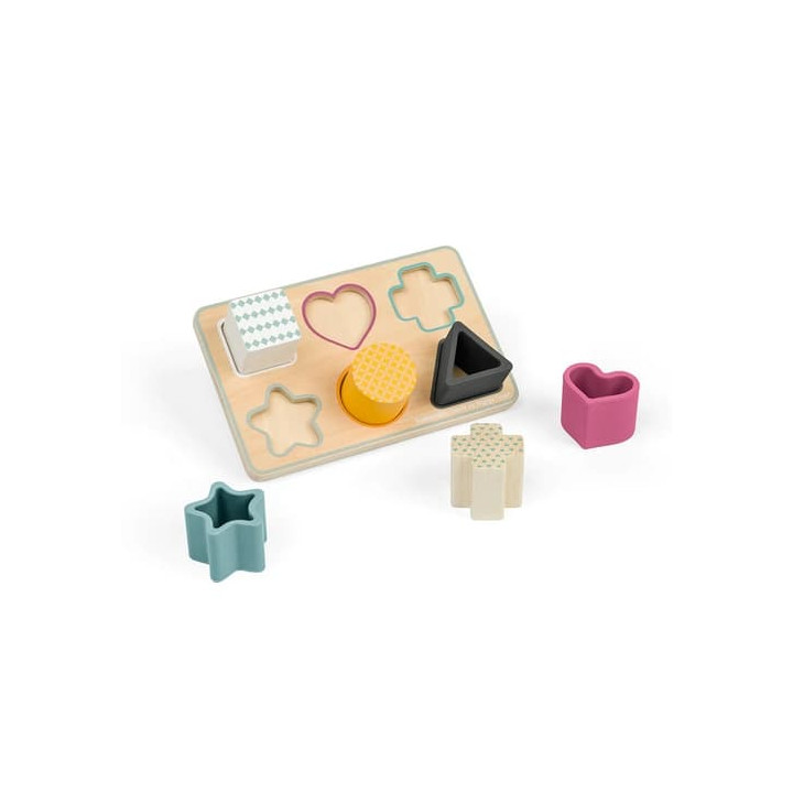 Bigjigs Toys Vkládací puzzle Tvary