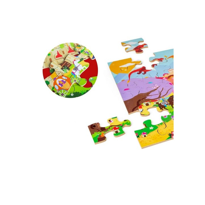 Bigjigs Toys Puzzle Fantasy svět