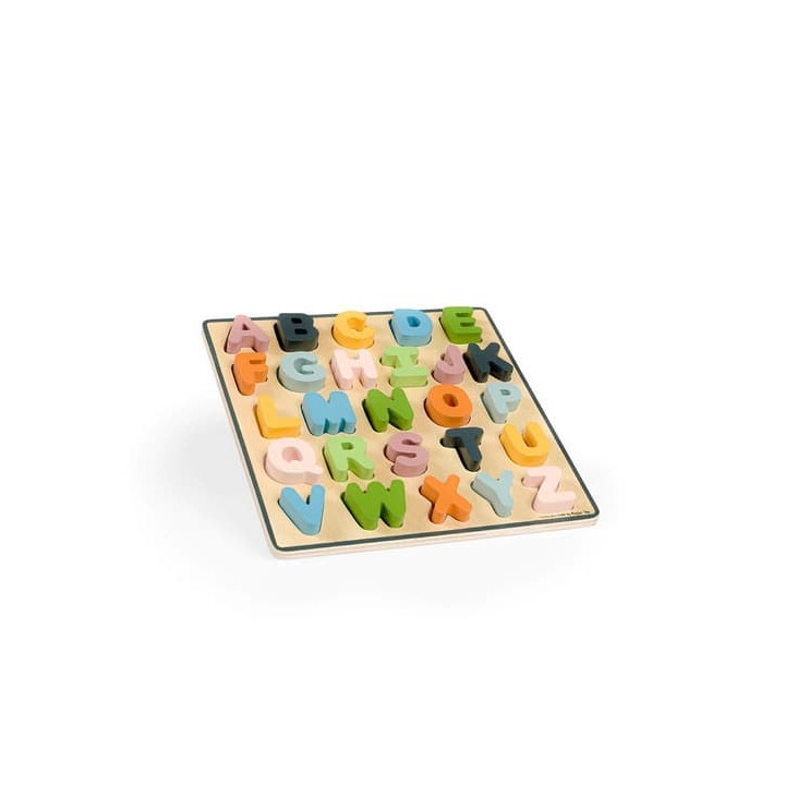 Bigjigs Toys Dřevěné puzzle velká písmena - ABC