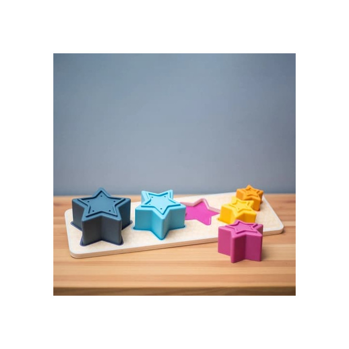 Bigjigs Toys Vkládací puzzle Hvězdy
