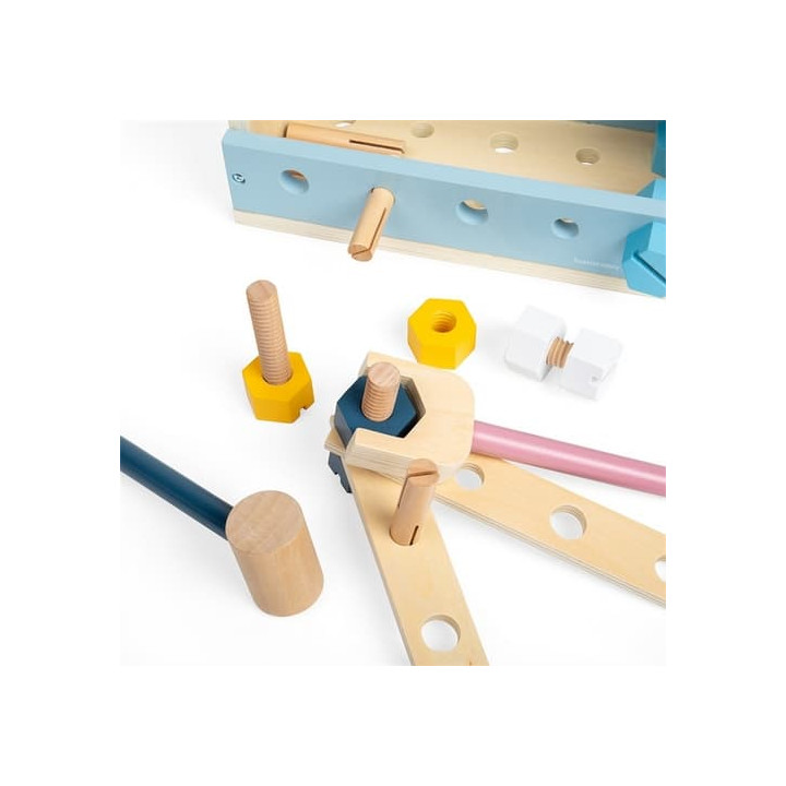 Bigjigs Toys Box na nářadí 2 v 1