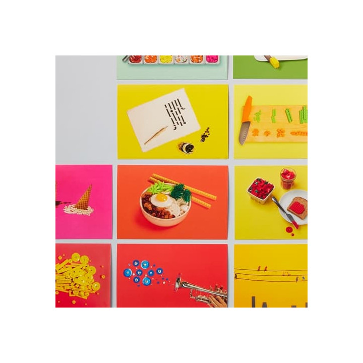 Chronicle Books LEGO® Zátiší s kostkami 100 ks pohlednic