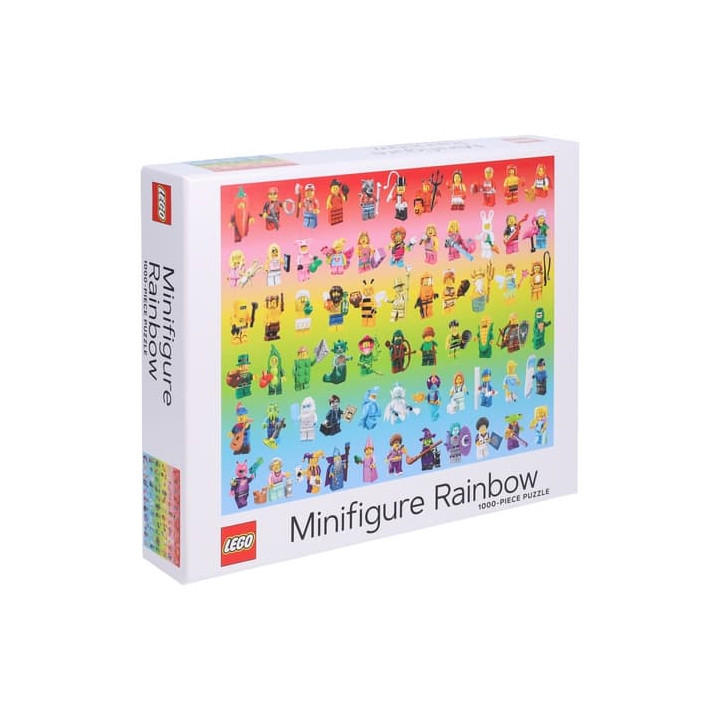Chronicle Books Puzzle LEGO® Duhové minifigurky 1000 dílků