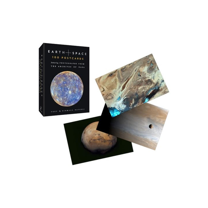 Chronicle Books Země a vesmír z archivů NASA 100 ks pohlednic