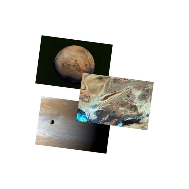 Chronicle Books Země a vesmír z archivů NASA 100 ks pohlednic
