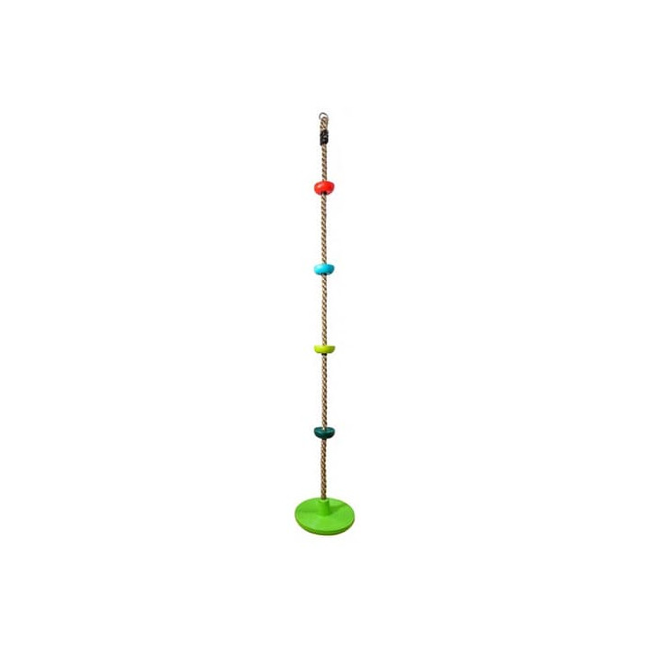 2Kids Toys Dětské šplhací lano s disky barevné