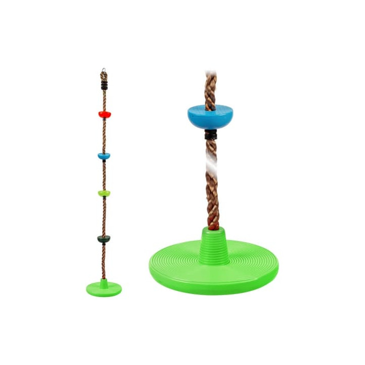 2Kids Toys Dětské šplhací lano s disky barevné