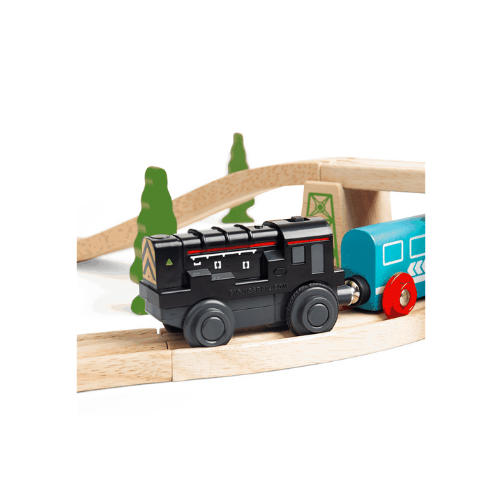 Bigjigs Rail diesel posunovací lokomotiva na baterie