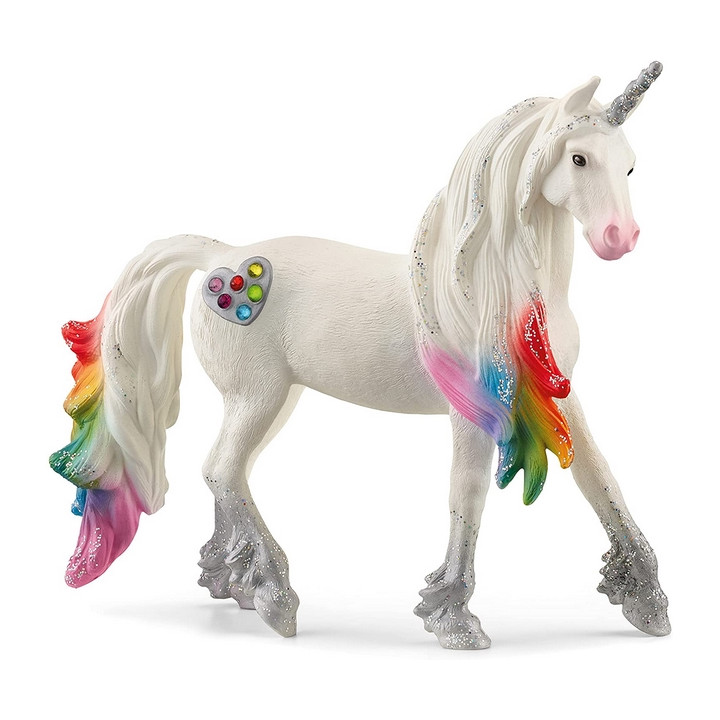 Schleich 70725 Jednorožec hřebec srdíčkový duhový