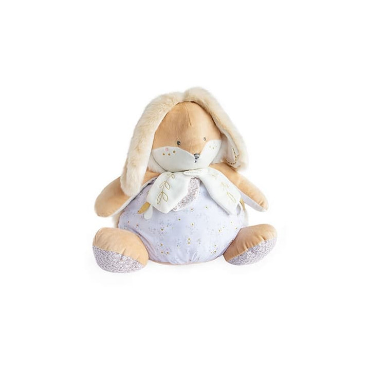 Doudou Bílý králíček s prostorem pro uložení pyžámka 38 cm