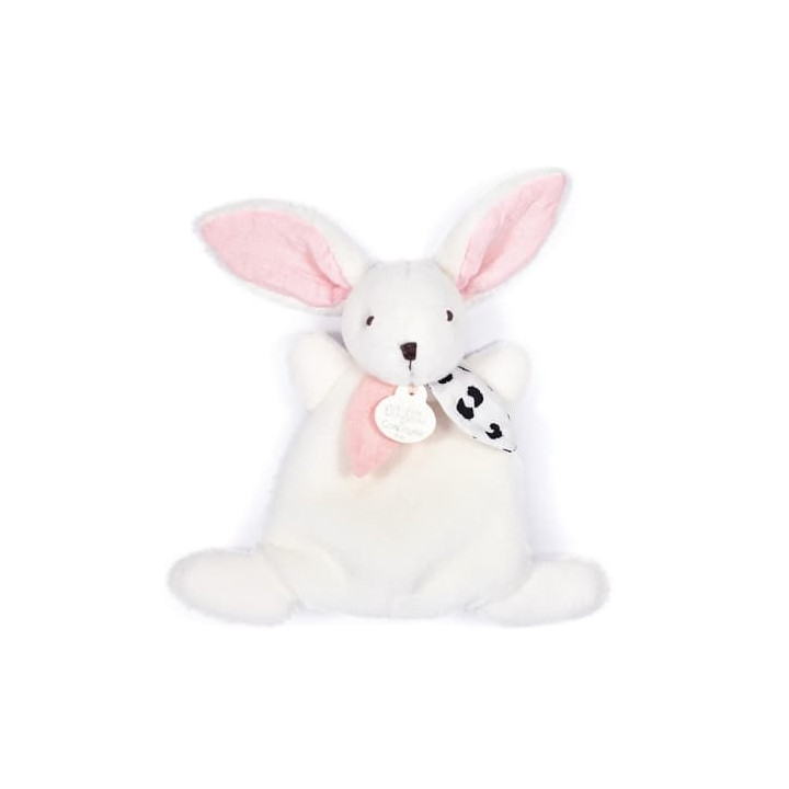 Doudou Dárková krabička růžová - mini králíček 17 cm