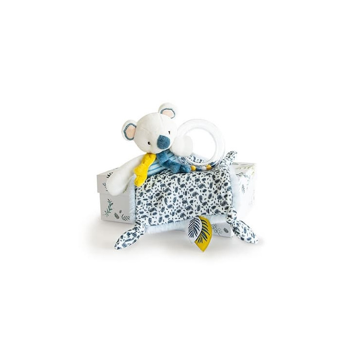 Doudou Dárková sada - koala Yoca s chrastítkem 22 cm