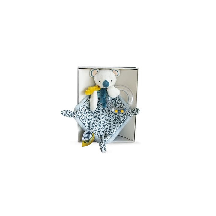 Doudou Dárková sada - koala Yoca s chrastítkem 22 cm
